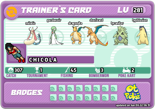 C H I C O L A Card otPokemon.com