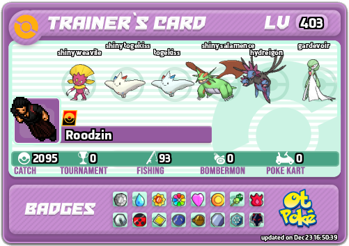 Roodzin Card otPokemon.com