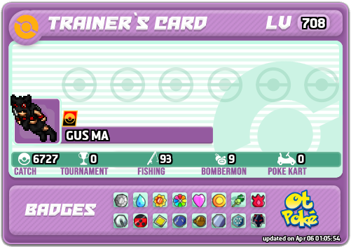 GUS MA Card otPokemon.com