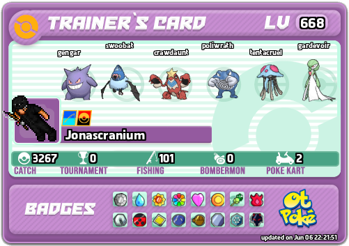 Jonascranium Card otPokemon.com
