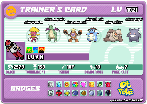 L U A N Card otPokemon.com