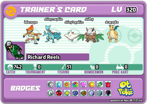 Richard Reels Card otPokemon.com