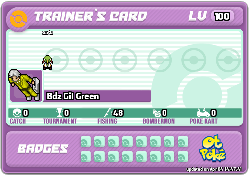 Bdz Gil Green Card otPokemon.com