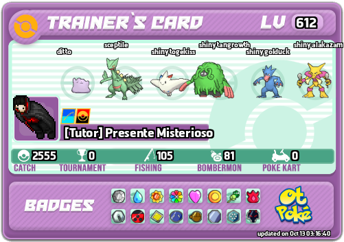 [Tutor] Presente Misterioso Card otPokemon.com