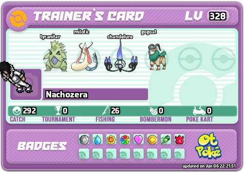 Nachozera Card otPokemon.com