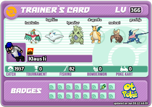 Klaus Ii Card otPokemon.com