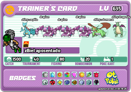 zBiel aposentado Card otPokemon.com