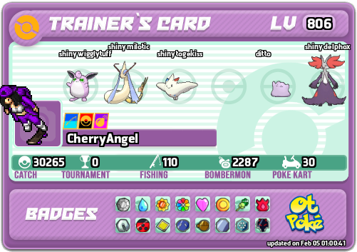 CherryAngel Card otPokemon.com