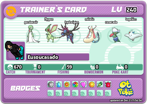 Eusoucasado Card otPokemon.com