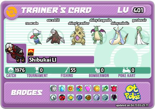 Shibukai Ll Card otPokemon.com