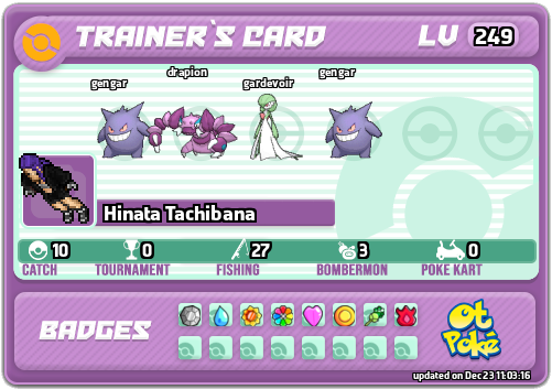 Hinata Tachibana Card otPokemon.com