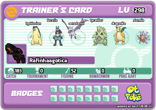 Rafinhaagotica Card otPokemon.com