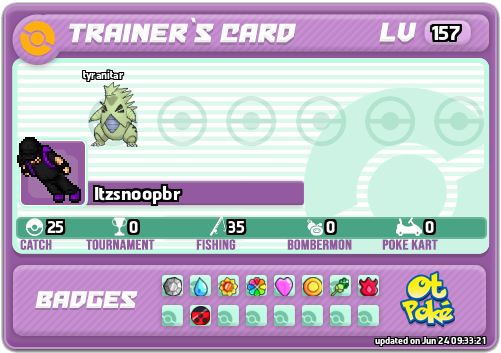 Itzsnoopbr Card otPokemon.com