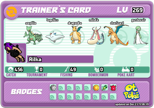 Rilka Card otPokemon.com