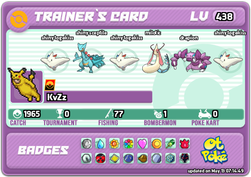 KvZz Card otPokemon.com