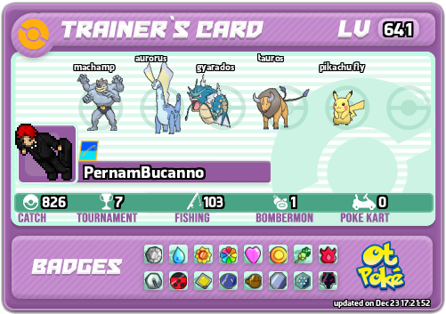 PernamBucanno Card otPokemon.com