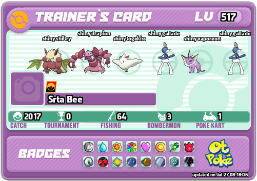 Srta Bee Card otPokemon.com