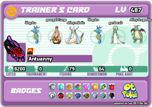 Antuanny Card otPokemon.com