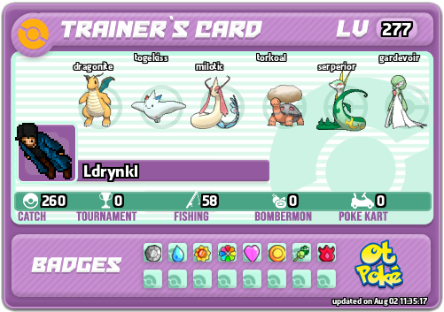 Ldrynkl Card otPokemon.com