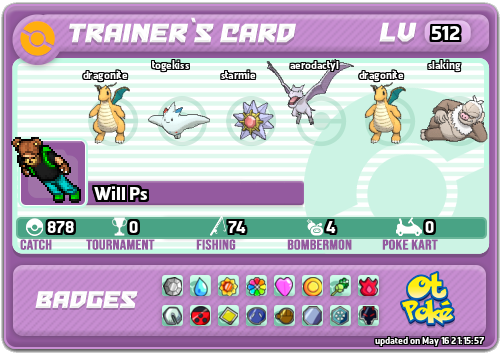 Will Ps Card otPokemon.com