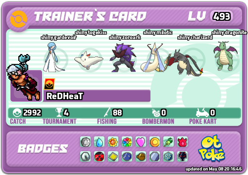 ReDHeaT Card otPokemon.com