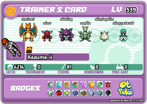 Kazuma-ii Card otPokemon.com