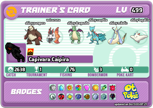 Capivara Caipira Card otPokemon.com