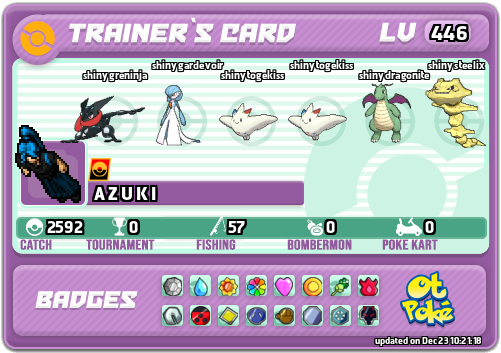 A Z U K I Card otPokemon.com