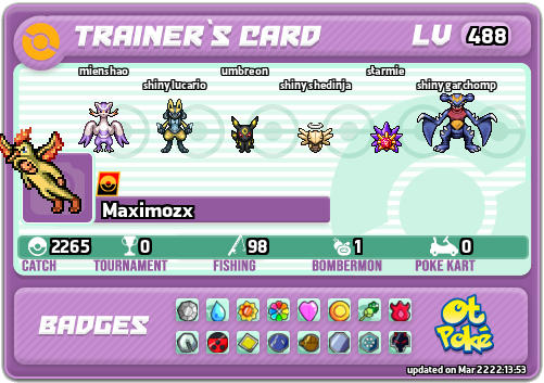Maximozx Card otPokemon.com