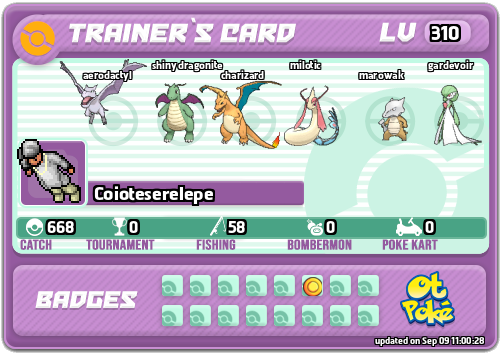 Coioteserelepe Card otPokemon.com