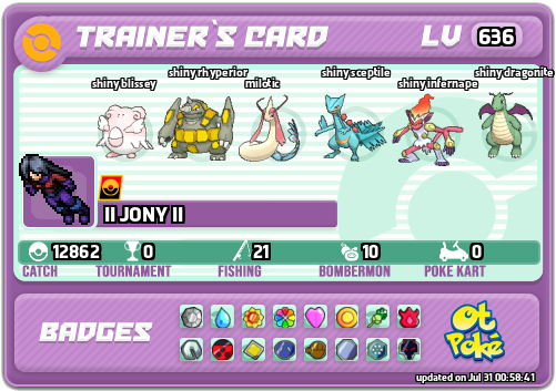 II JONY II Card otPokemon.com