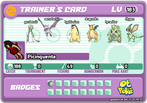 Picinquenta Card otPokemon.com