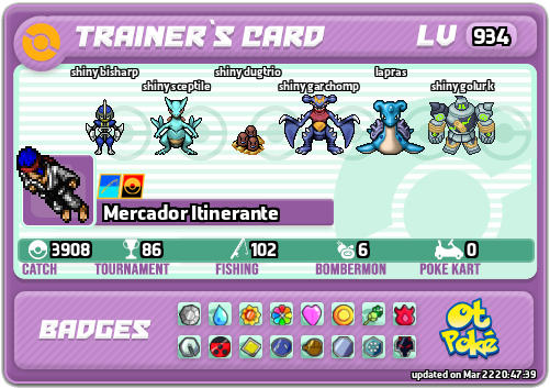 Mercador Itinerante Card otPokemon.com