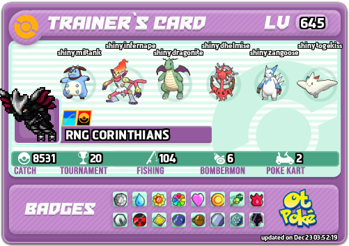 RNG CORINTHIANS Card otPokemon.com