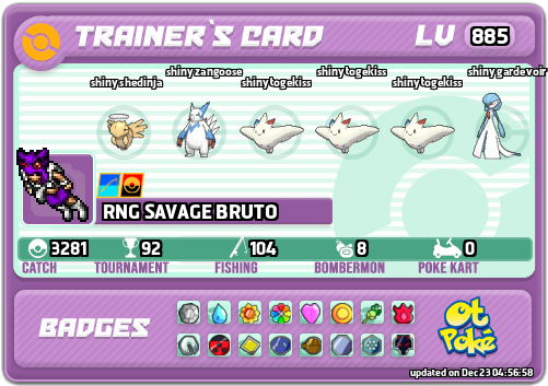 RNG SAVAGE BRUTO Card otPokemon.com