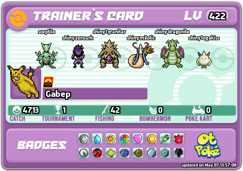 Gabep Card otPokemon.com