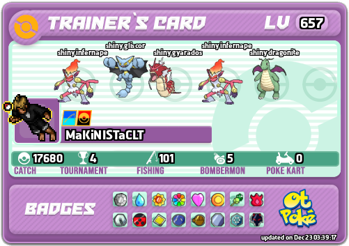 MaKiNISTaCLT Card otPokemon.com