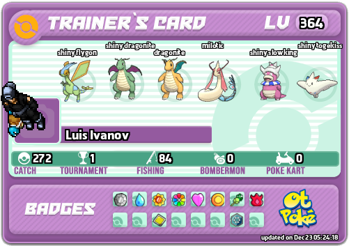 Luis Ivanov Card otPokemon.com