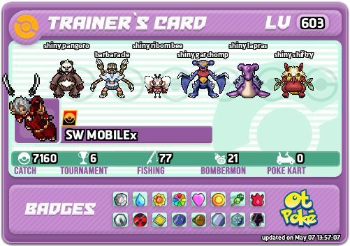 SW MOBILEx Card otPokemon.com