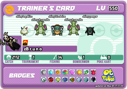 zB r u n o Card otPokemon.com