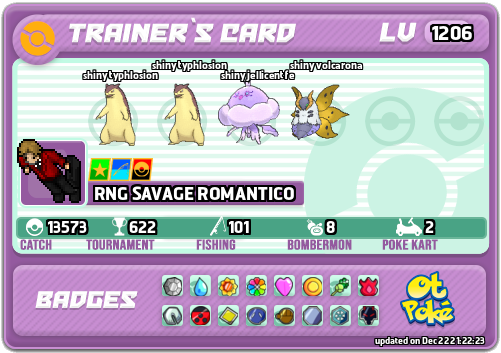 RNG SAVAGE ROMANTICO Card otPokemon.com