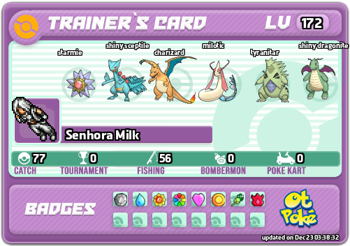 Senhora Milk Card otPokemon.com