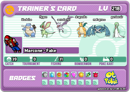 Marcone - Fake Card otPokemon.com