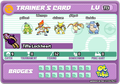 Tiffa Lockheart Card otPokemon.com