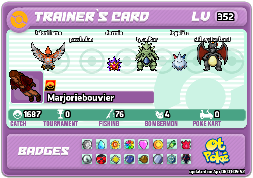 Marjoriebouvier Card otPokemon.com