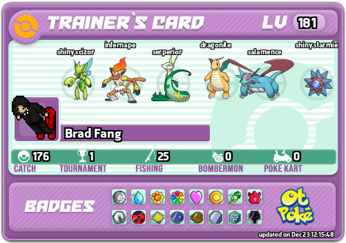 Brad Fang Card otPokemon.com