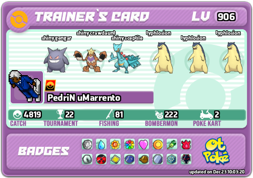 PedriN uMarrento Card otPokemon.com