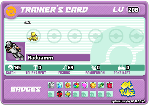 Raduamm Card otPokemon.com