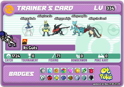 Its Guts Card otPokemon.com