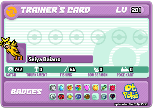 Seiya Baiano Card otPokemon.com